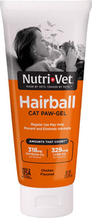 Nutri-Vet Hairball Cat Paw-Gel Chicken Flavor 3-oz - Cat Grooming 1