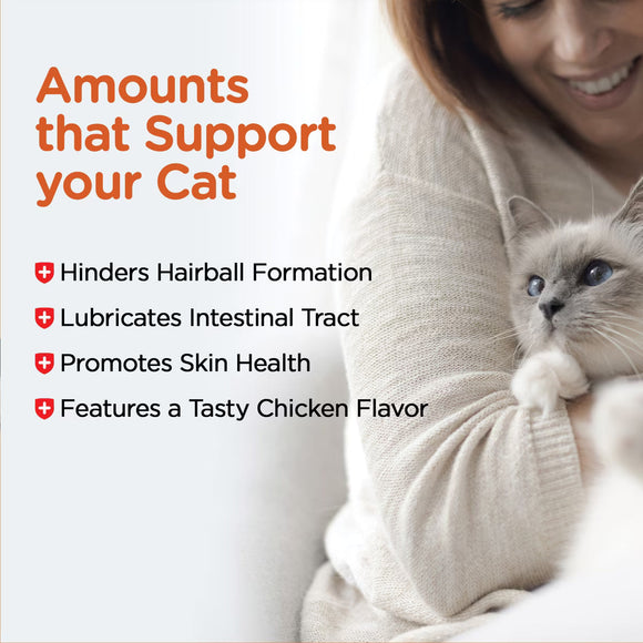 Nutri-Vet Hairball Cat Paw-Gel Chicken Flavor 3-oz - Cat Grooming 4