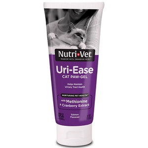 Nutri-Vet Uri-Ease Cat Paw-gel Urinary Supplement Salmon Flavored 3-oz - Cat Digestive & Probiotics Supplements 1