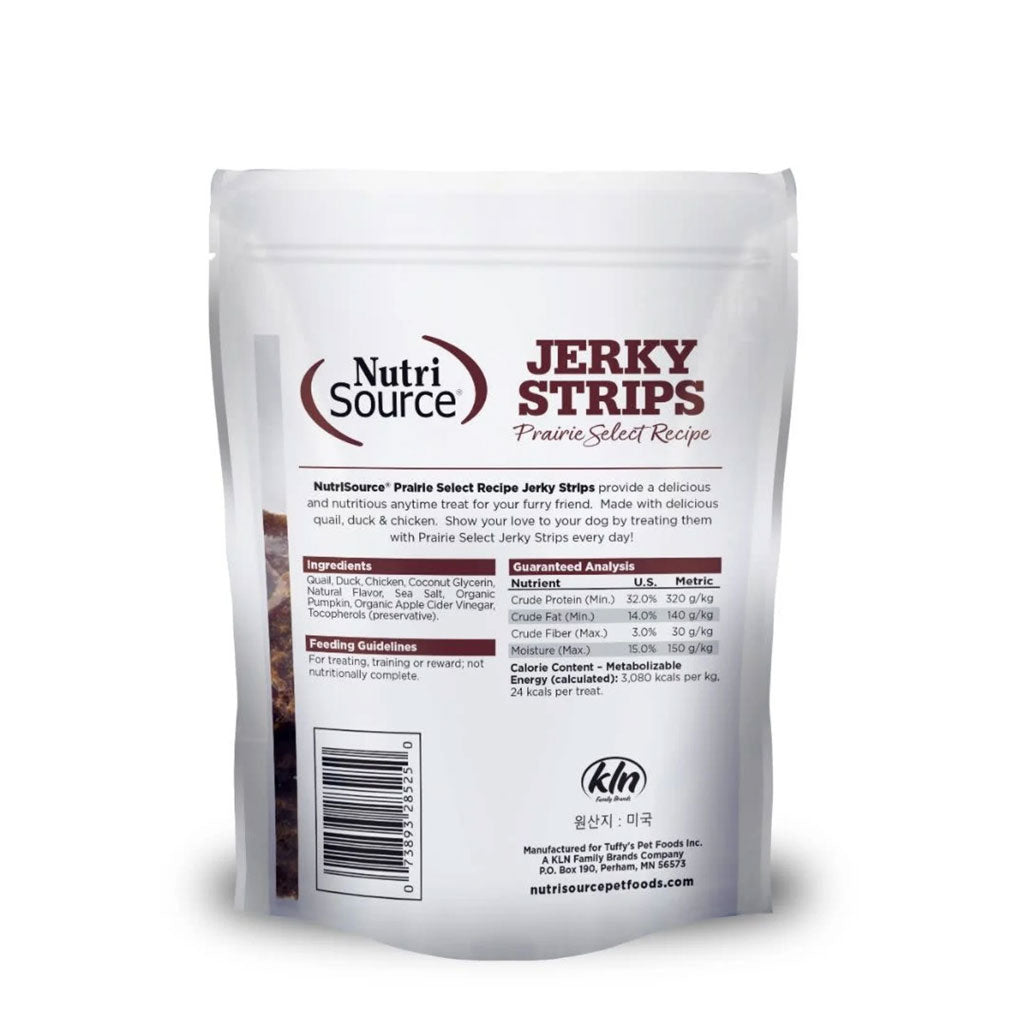 Get NutriSource Jerky Strips Prairie Select Today!