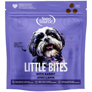 NutriSource Little Bites with Rabbit Dog Treats, 6-oz