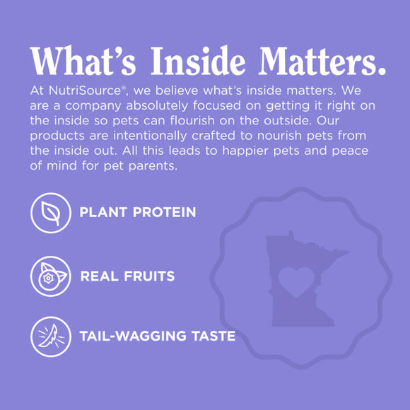 NutriSource Nutty Butter Bites with Almond Butter & Blueberry Soft & Chewy Dogs Treats (6 oz)