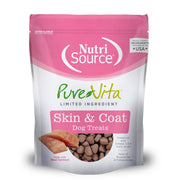 NutriSource PureVita LID Skin and Coat Dog Treats Salmon, 6-oz