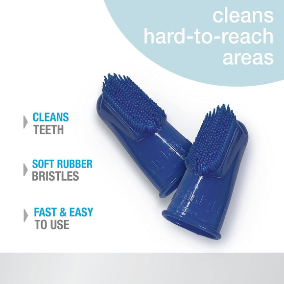 Nylabone Advanced Oral Care Finger Brush For Dogs (2 ct)