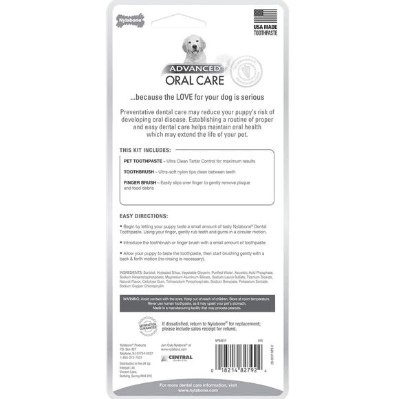 Nylabone Advanced Oral Care Puppy Dental Kit