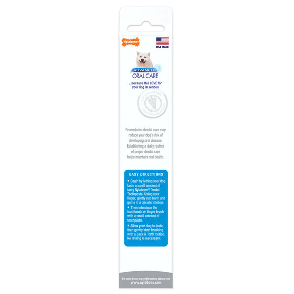Nylabone Advanced Oral Care Tartar Control Dog Toothpaste (2.5 oz)
