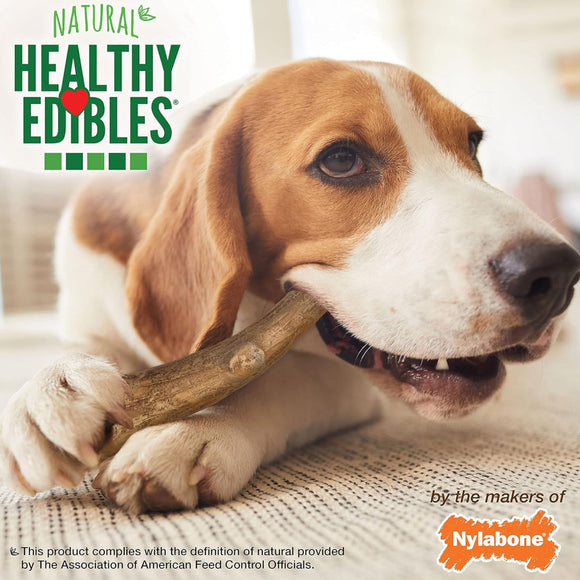 Nylabone Healthy Edibles WILD Natural Long Lasting Venison Antler Dog Chew Treats- Medium/Wolf (10 ct)