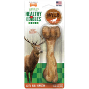 Nylabone Healthy Edibles WILD Natural Long Lasting Vension Flavor Dog Chew Treats- Large/Giant (1 ct)