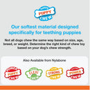 Nylabone Just for Puppies Teething Chew Classic Bone, Chicken Flavor, Medium Wolf