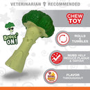 Nylabone Power Chew Broccoli Dog Toy, Bacon & Cheese Flavor