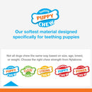 Nylabone Puppy Chew Freezer Teething Chill & Chew Dog Toy, Lamb & Apple Flavor