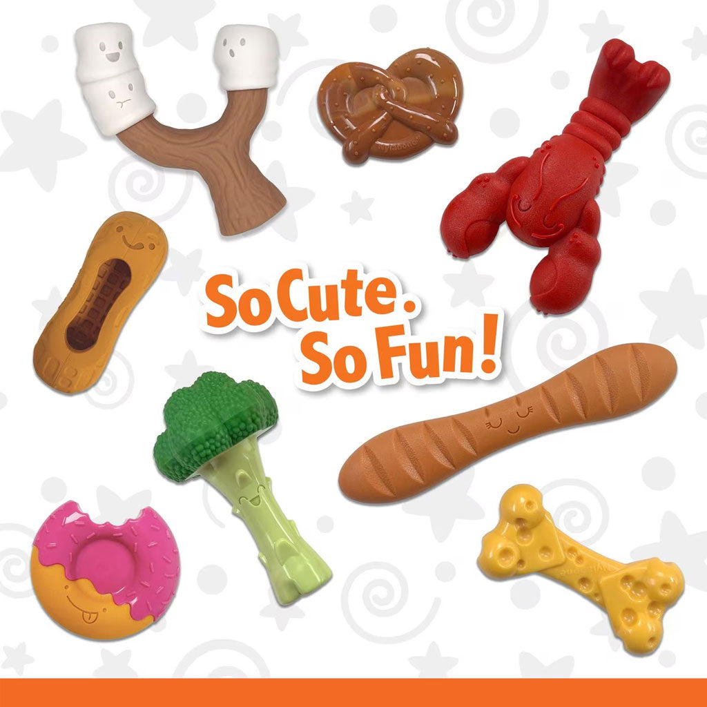 Nylabone Strong Chew Marshmallow Stick Dog Toy