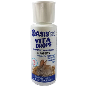 Oasis Vita-Drops High Potential Daily Multivitamin for Rabbits (2 oz)