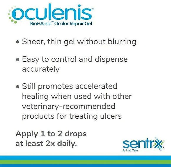 Oculenis Ocular Repair Gel for Dogs & Cats 3 mL - Pet Medicine 5