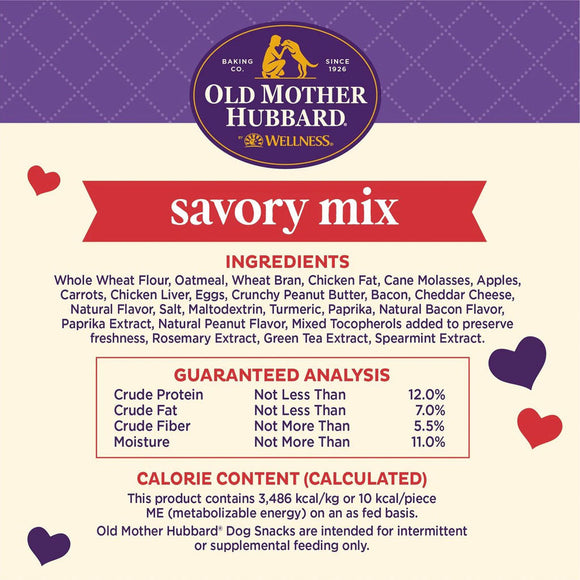 Old Mother Hubbard Savory Mix Mini Oven Baked Dog Biscuits Treats
