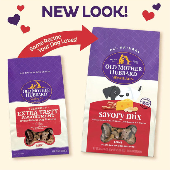 Old Mother Hubbard Savory Mix Mini Oven Baked Dog Biscuits Treats