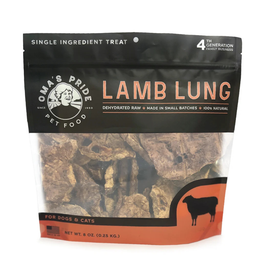 Oma’s Pride Dehydrated Lamb Lung Dog & Cats Treats - 8 oz - Dogs & Cats Treats 2