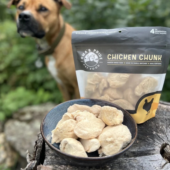 Oma’s Pride Freeze-Dried Chicken Breast Chunks Dog & Cat Treats - Dog & Cat Treats 4
