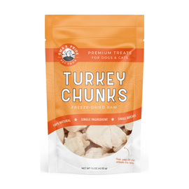 Oma’s Pride Freeze-Dried Turkey Breast Chunks Dog & Cat Treats - 1.5 oz - Dog & Cat Treats 1