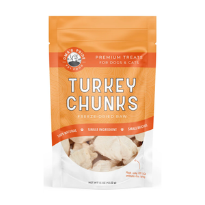 Oma’s Pride Freeze-Dried Turkey Breast Chunks Dog & Cat Treats - 1.5 oz - Dog & Cat Treats 1