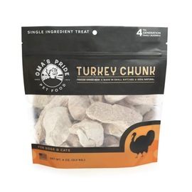 Oma’s Pride Freeze-Dried Turkey Breast Chunks Dog & Cat Treats - 4 oz - Dog & Cat Treats 2