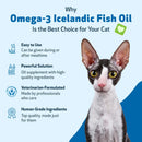 Omega-3 Daily Wellness - Skin Joint Brain and Heart Health For Dogs & cats (8 oz) - Dog Health Supplement 5