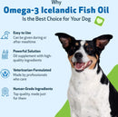 Omega-3 Daily Wellness - Skin Joint Brain and Heart Health For Dogs & cats (8 oz) - Dog Health Supplement 14
