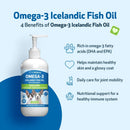 Omega-3 Daily Wellness - Skin Joint Brain and Heart Health For Dogs & cats (8 oz) - Dog Health Supplement 4