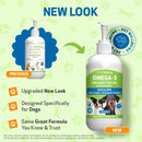 Omega-3 Daily Wellness - Skin Joint Brain and Heart Health For Dogs & cats (8 oz) - Dog Health Supplement 11