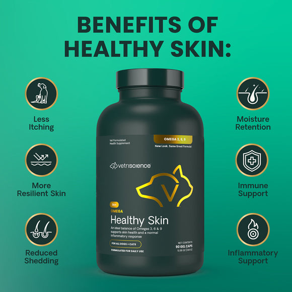 Omega Healthy Skin Capsule for Cats and Dogs - Dog Supplements & Vitamins 3