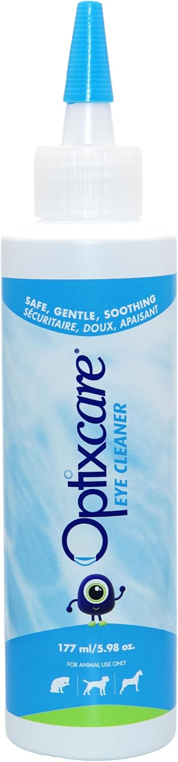 Optixcare Eye Cleaner for Dogs Cats & Horses (100 ml) - Pet Eye Drops 1