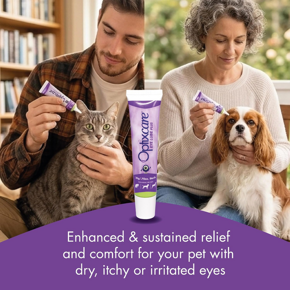 Optixcare Eye Lube Plus for Dogs & Cats (20g) - Pet Eye Care 3