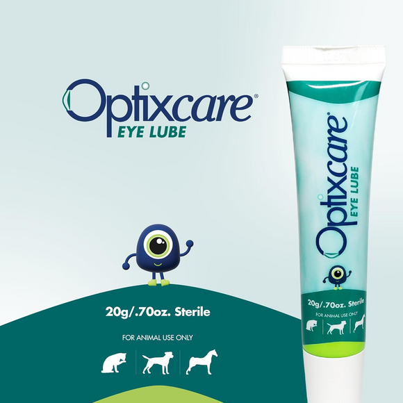 Optixcare Eye Lubricant for Dogs Cats & Horses (20 g) - Pet Eye Care 2
