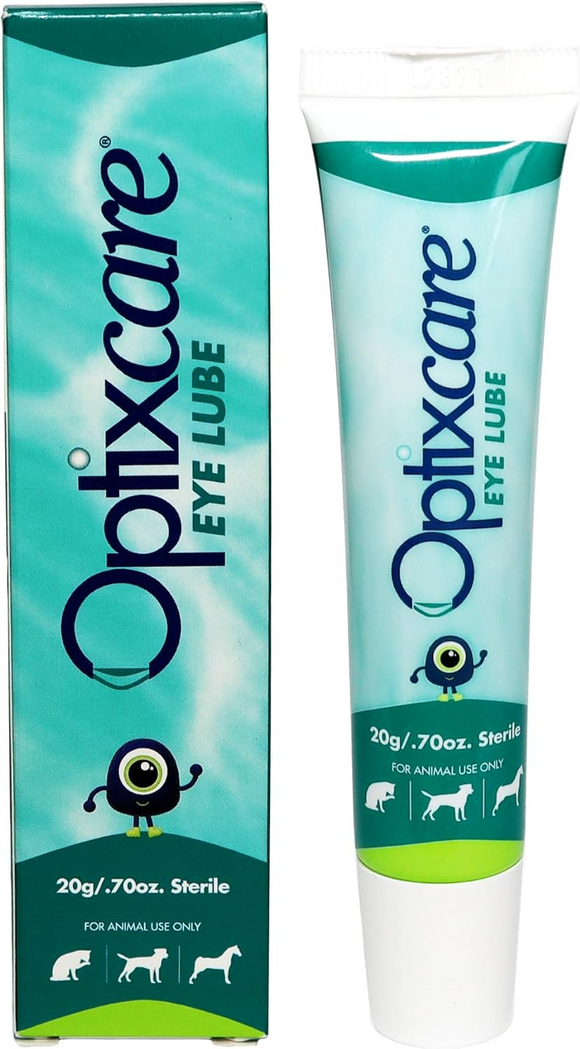 Optixcare Eye Lubricant for Dogs Cats & Horses (20 g) - Pet Eye Care 1