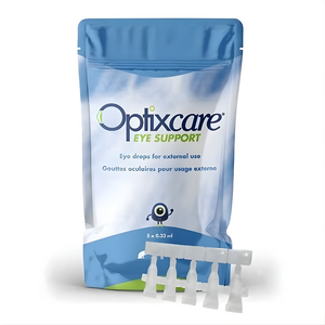Optixcare Eye Support Drops 0.33 ml (Pack of 5) - Pet Eye Drops 1