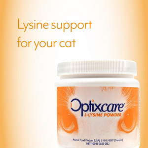 Optixcare L-Lysine Powder for Cats 100-g - Cat Supplements & Vitamins 2
