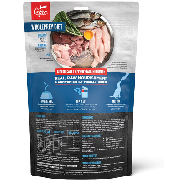 Orjian Wholeprey Diet package on a white background