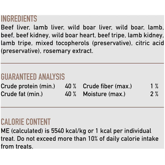 ORIJEN Regional Red Grain-Free High-Protein Raw Animal Ingredients Freeze Dried Cat Treats, 1.25-oz bag