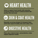 Health benefits of animal proteins on a green background