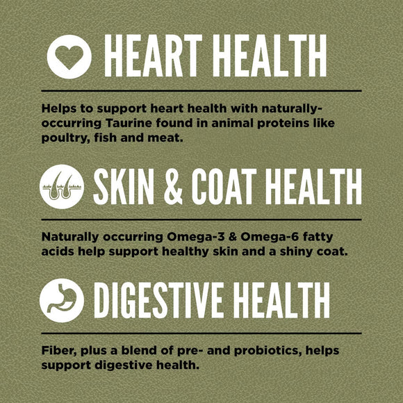 Health benefits of animal proteins on a green background