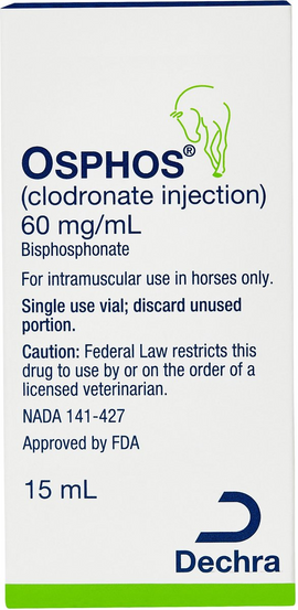 Osphos (clodronate) Injection for Horses 60mg/mL (15 mL) - Pet Medicine 2