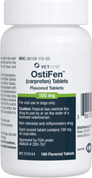 OstiFen (Carprofen) Flavored Tablets for Dogs - 100mg / 1 tablet - Pet Medicine 1