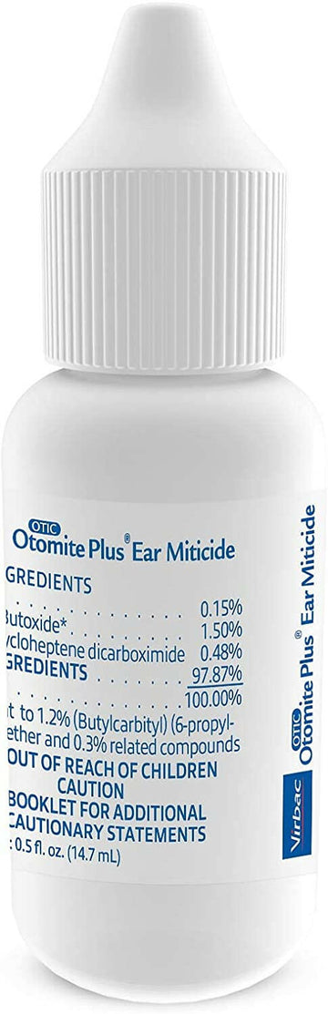 Otomite Plus® Ear Mite Treatment for Dogs & Cats (0.5 oz)