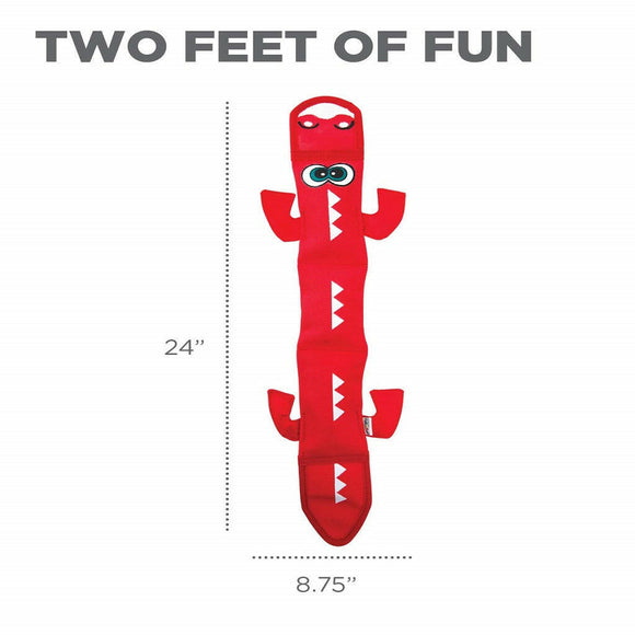 Outward Hound Fire Biterz Dragon 3 Squeaker Red (Large) Dog Toy