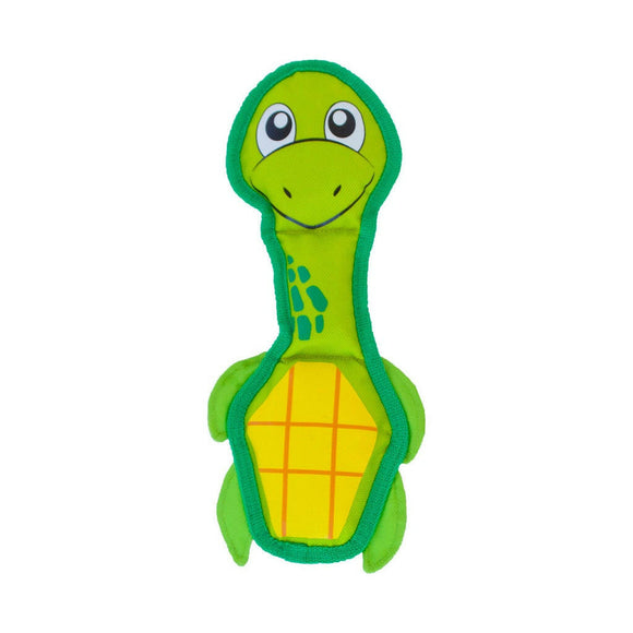 Outward Hound Fire Biterz Sea Turtle Green Dog Toy (Medium)