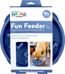 Outward Hound Fun Feeder Slo Bowl Slow Feeder Dog Bowl Blue - Large/Regular (4 cups) - Toys 10