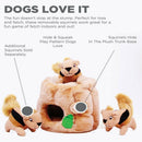 Outward Hound Hide-A-Squirrel Squeaky Brown Dog Toy (Medium)