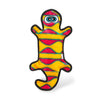 Outward Hound Invincible Gecko 4 Stuffingless Durable Squeaker Red / Orange Dog Toy (Large)