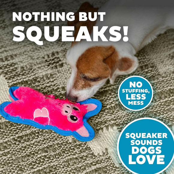 Outward Hound Invincible Minis Squeaky Pig Pink Dog Toy (Extra Small)