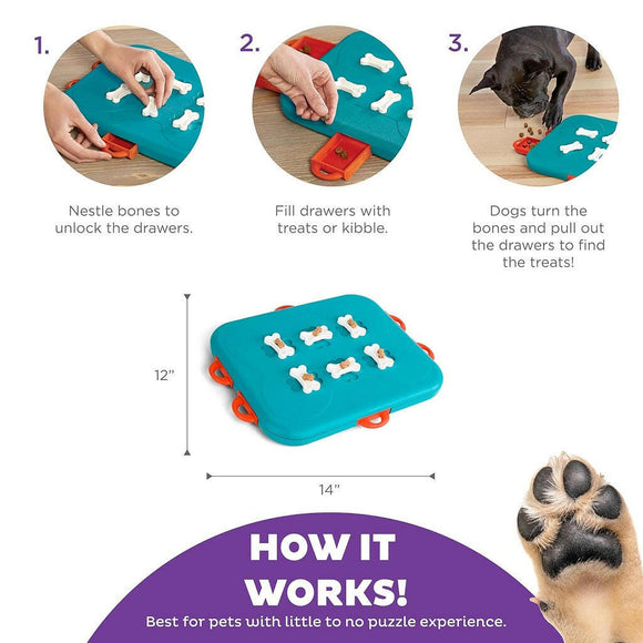 Outward Hound Casino Interactive Treat Puzzle Dog Toy Advanced